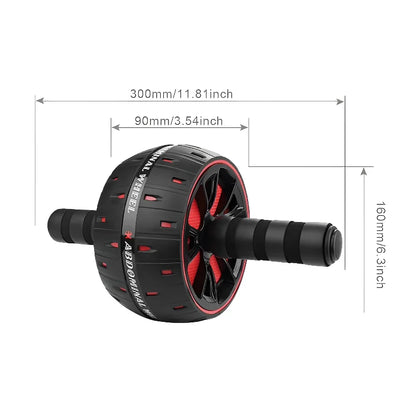 Big Roller ABS Workout Wheel for Core Abdominal Exercise – Home Gym Fitness Equipment